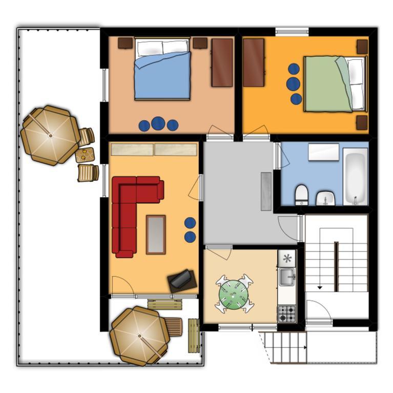 Apartment Kolman Tolmin Zimmer foto